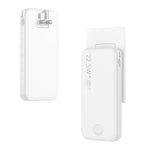 Portable Charger 12000mAh Power Bank with AC Wall Plug, PD20W Fast Charging, Dual USB-C Ports & 2 Cables, 36V Safe Lithium-Polymer Battery Pack for Phones, Tablets, Smartphones, Phone Charger