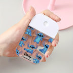 1pc Stitch Portable Spray Bottle - White with Blue & Green Accents, Compact Travel-Friendly Refillable Spray for Makeup, Summer Cool, Gift for Disney Fans, Fan Merchandise, Playful Design, Durable Plastic