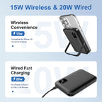 Magnetic Power Bank 10000mAh Wireless Charger 20W Fast Charging Portable External Battery Pack for iPhone 15/14/13/12 Series