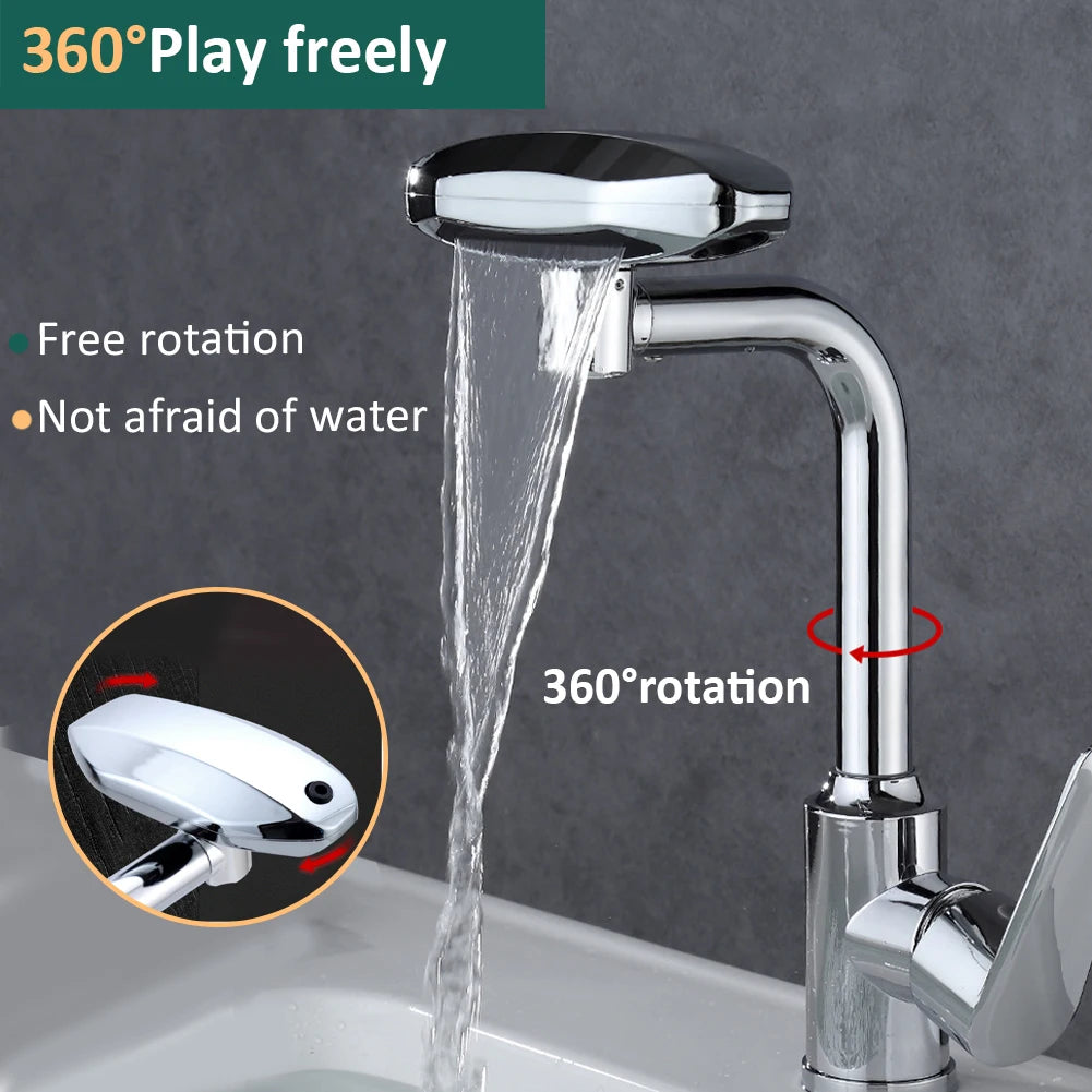 360 Degree Swivel Faucet Rotating Faucet 4 Modes Kitchen Sink Faucet Multifunctional Drinking Water Faucet for Kitchen Bathroom