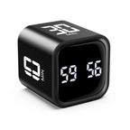 Cube Timer Productivity Timer Custom Countdown Gravity Sensor Flipping Timer for Tasks,Work,Study,Kitchen
