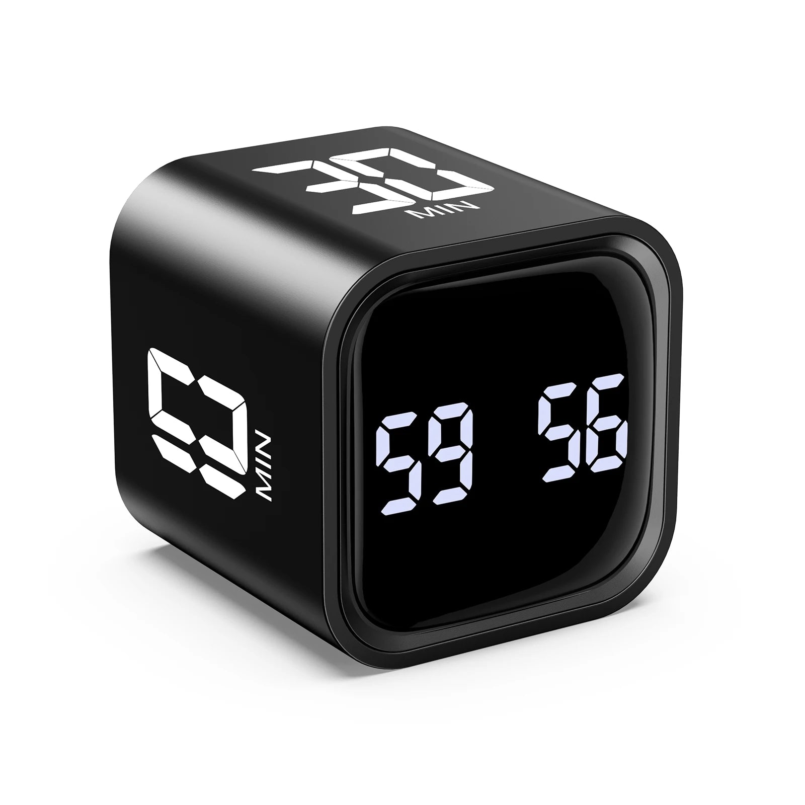 Cube Timer Productivity Timer Custom Countdown Gravity Sensor Flipping Timer for Tasks,Work,Study,Kitchen